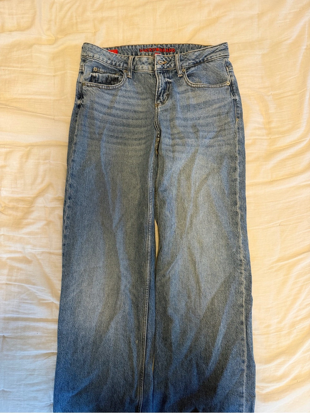 Lucky Brand Women's Light Blue Wide Leg Jeans